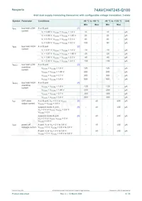 74AVCH4T245D-Q100J Datasheet Page 8