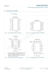 74AVCH4T245PW Datasheet Page 4