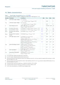 74AVCH4T245PW Datasheet Page 7