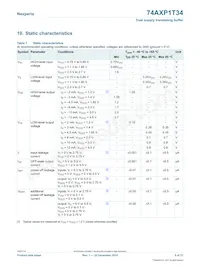 74AXP1T34GNH Datasheet Page 5