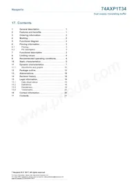 74AXP1T34GNH Datasheet Page 21