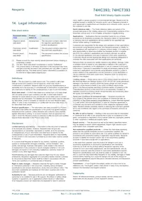 74HC393D/AUJ Datasheet Page 14