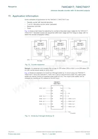 74HC4017DB Datasheet Page 14