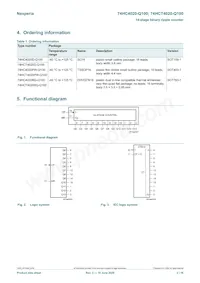 74HC4020BQ-Q100X Datasheet Page 2