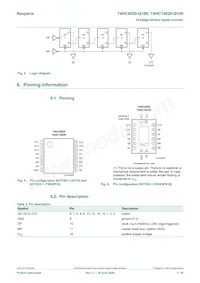 74HC4020BQ-Q100X Datasheet Page 3