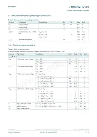 74HC4024D-Q100J Datasheet Page 4