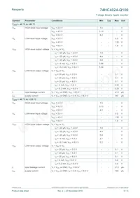 74HC4024D-Q100J Datasheet Page 5