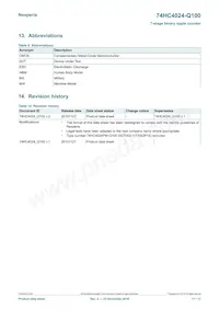 74HC4024D-Q100J Datasheet Page 11