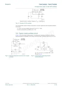 74HC4060D/AUJ Datasheet Page 12