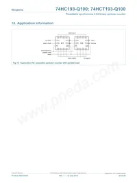 74HCT193D-Q100J Datasheet Page 22