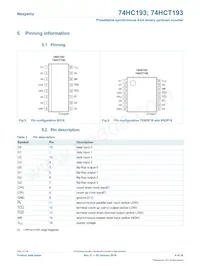 74HCT193DB Datasheet Page 4
