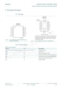 74HCT4017BQ-Q100X Datasheet Page 5