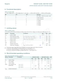 74HCT4017BQ-Q100X Datasheet Page 6