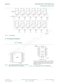 74HCT4040PW-Q100J Datasheet Page 3