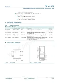 74LVC161DB Datasheet Page 2