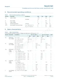 74LVC161DB Datasheet Page 8