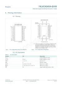 74LVC4245APW-Q100J Datasheet Page 3