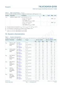 74LVC4245APW-Q100J Datasheet Page 7