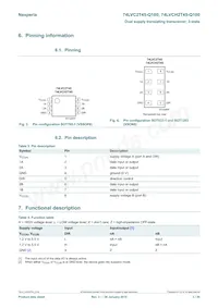74LVCH2T45DC-Q100H Datasheet Page 3