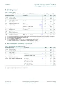 74LVCH2T45DC-Q100H Datasheet Page 4