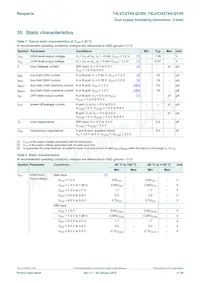 74LVCH2T45DC-Q100H Datasheet Page 5