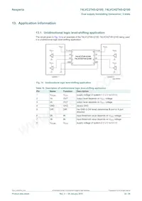 74LVCH2T45DC-Q100H Datasheet Page 22