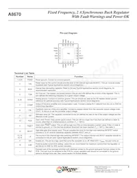 A8670EESTR-T Datasheet Page 5