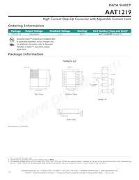 AAT1219IWP-1-1.2-T1 Datasheet Page 16