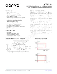 ACT4524YH-T Datasheet Cover