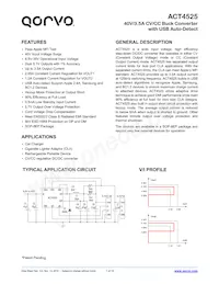 ACT4525YH-T Datasheet Cover