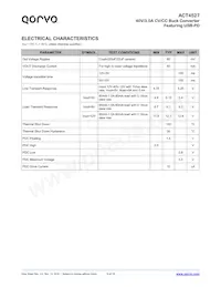 ACT4527YH-T Datasheet Page 5