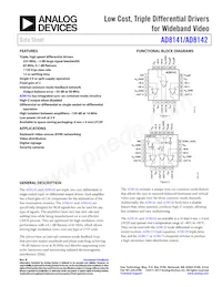AD8142ACPZ-R2 Datasheet Cover