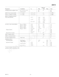 AD818AR Datasheet Page 3