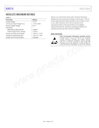 AD8210WYRZ-R7 Datasheet Page 4