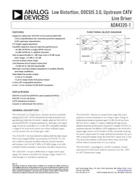 ADA4320-1ACPZ-RL Datasheet Cover