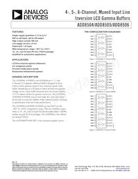 ADD8506WRUZ-REEL7 Datasheet Cover