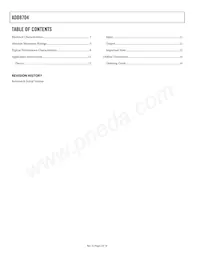 ADD8704ARUZ-REEL Datasheet Page 2