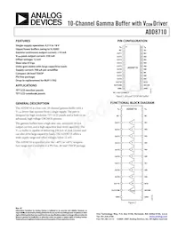 ADD8710ARUZ-REEL Datasheet Cover