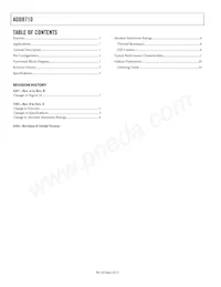 ADD8710ARUZ-REEL Datasheet Page 2