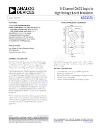 ADG3123BRUZ-REEL7 Datasheet Cover