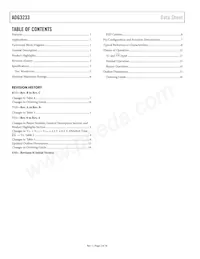 ADG3233BRMZ-REEL7 Datasheet Page 2