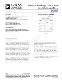ADL5315ACPZ-R7 Datenblatt Cover