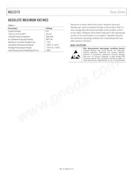 ADL5315ACPZ-R7 Datasheet Page 4