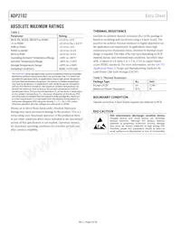 ADP2102YCPZ-1.8-R7數據表 頁面 4