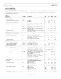 ADP2116ACPZ-R7 Datasheet Page 3