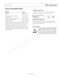 ADP2119ACPZ-1.0-R7 Datasheet Page 5