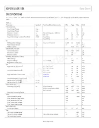 ADP2166ACPZ-2.5-R7 Datasheet Page 4