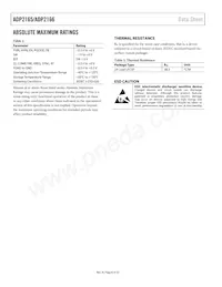 ADP2166ACPZ-2.5-R7 Datasheet Page 6