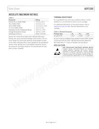 ADP2360ACPZ-5.0-R7 Datasheet Page 5