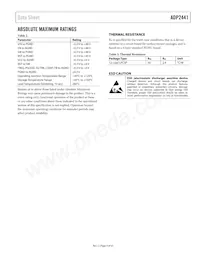 ADP2441ACPZ-R7 Datasheet Page 5
